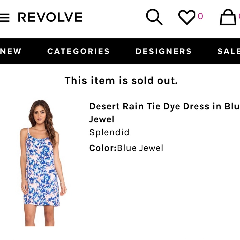 Splendid mini dress - medium